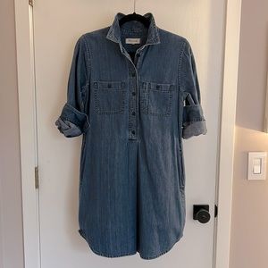 Denim Madewell Jean Dress with Pockets